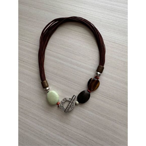 18" Retired Silpada 925 Sterling Silver Tigers Eye Necklace, N1891 - Picture 2 of 5